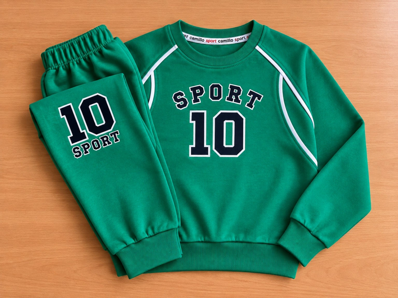 ست اسپرت دورس و شلوار پسرانه طرح 10 sport کد ۱۰۱